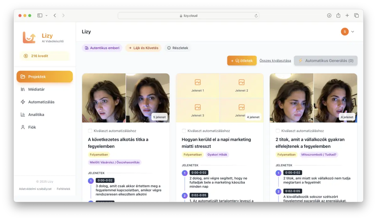 A Lizy megtervezi a marketinged